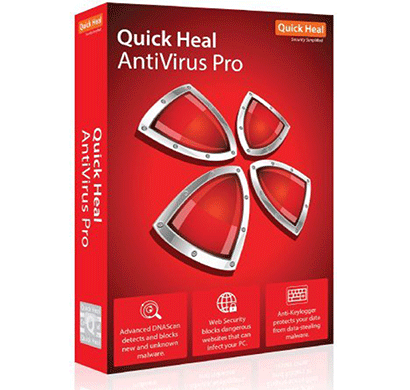 quick heal antivirus pro latest version - 1 pc, 3 year (cd-dvd)